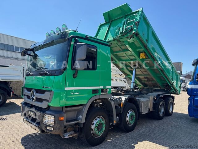 Three-sided tipper truck MERCEDES-BENZ 4146 Actros  8x4 Meiller Bordmatik Retarder
