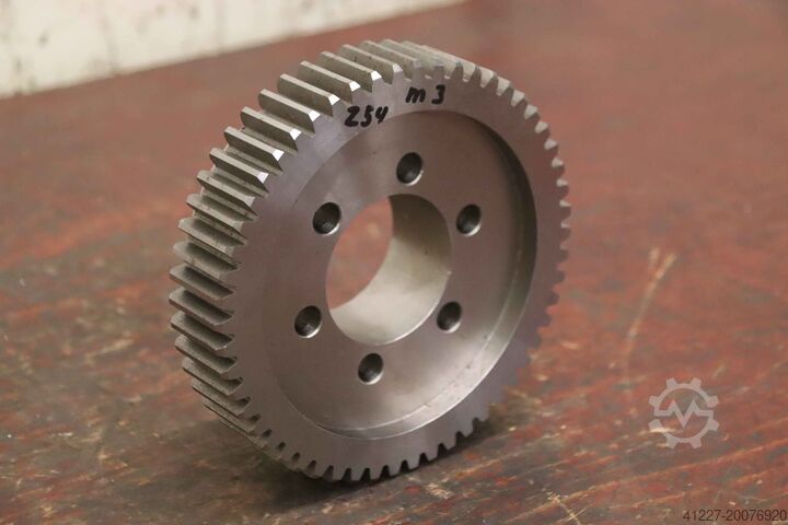 Zahnradwelle unbekannt Ø 168 x 55 mm / 54 Zähne / Modul 3