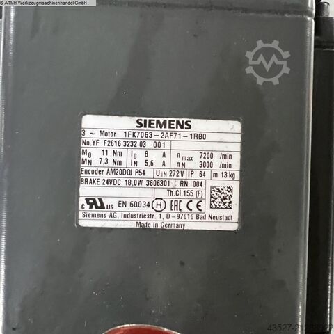 Motor SIEMENS 1FK7063-2AF71-1RB0