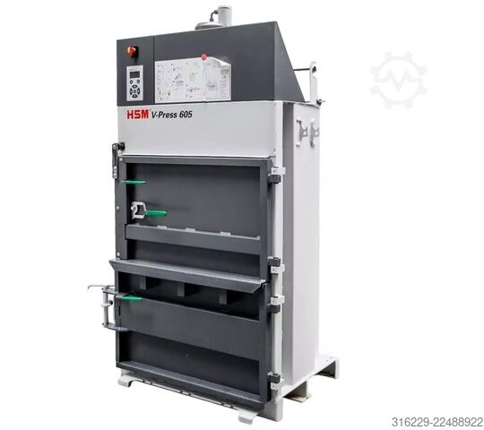 HSM V-Press 605 Waste Paper Baler — Used HSM HSM V-Press 605