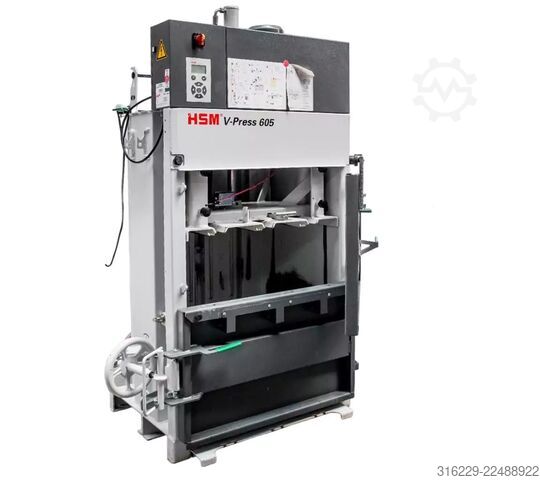 HSM V-Press 605 Waste Paper Baler — Used HSM HSM V-Press 605