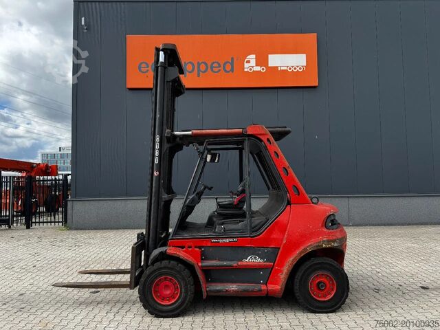 Forklift Linde H80D FORKLIFT, 8000KG, duplex, 6 cil. Deutz die...