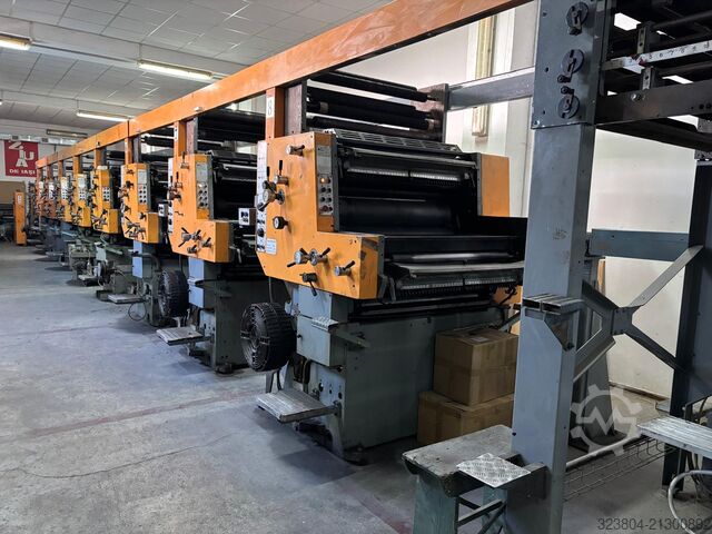 Zeitungsdruckmaschine im Coldset-Offsetdruck Solna D25