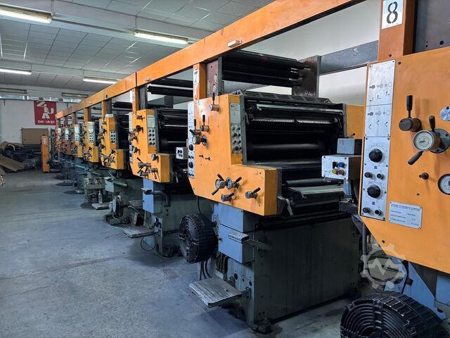 Zeitungsdruckmaschine im Coldset-Offsetdruck Solna D25