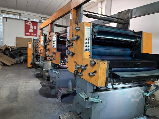 Zeitungsdruckmaschine im Coldset-Offsetdruck Solna D25