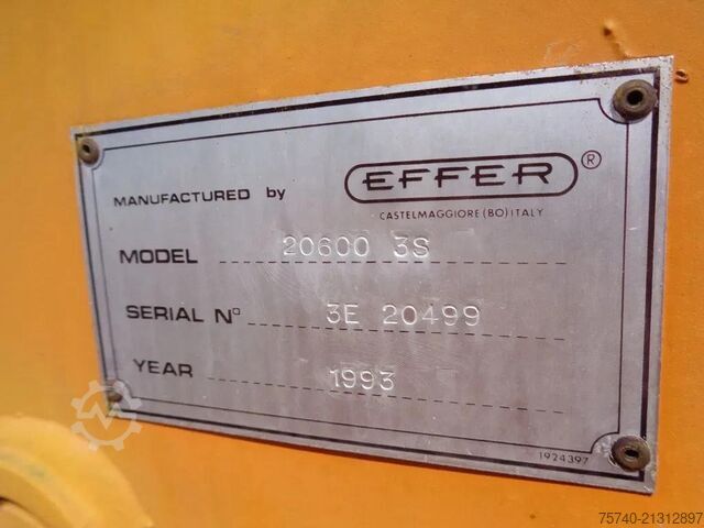 Crane MAN TGA 18.430 Effer 20600 24m + FLYJIB + winch + l...