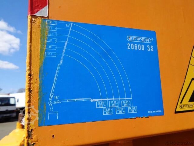 Crane MAN TGA 18.430 Effer 20600 24m + FLYJIB + winch + l...