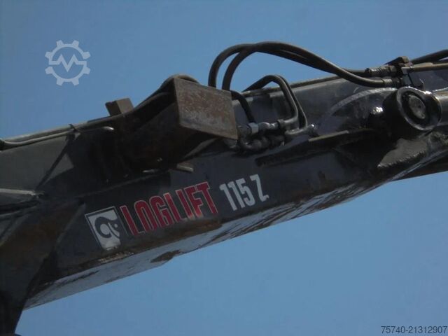 Flatbed Scania R730 V8 + Euro 5 + Loglift 115Z + 6X4