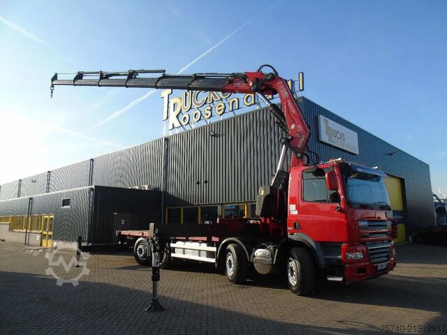 Crane DAF CF 85.510 + FASSI 80TON 6x + 8X2 + EURO 5 + REMOTE