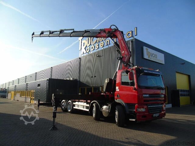 Crane DAF CF 85.510 + FASSI 80TON 6x + 8X2 + EURO 5 + REMOTE