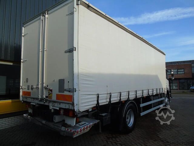 Curtain sided Mercedes-Benz Axor 1829 + euro 5 + lift + manual