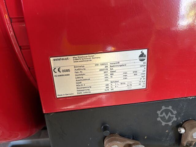 Gasbrenner Weishaupt G30/3A Weishaupt G30/3A-5700kw.