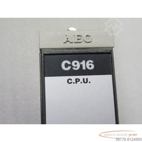 AEG Component AEG Modicon AM-C 916-100 CPU-Karte S/N 0007107 =  !!