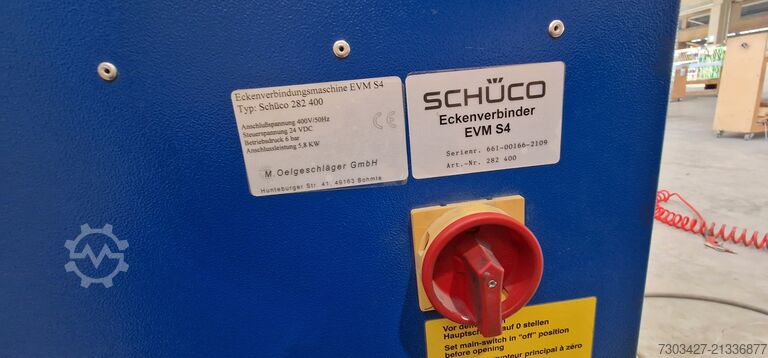 Four-head press Schüco EVM S4