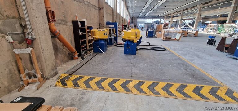 Four-head press Schüco EVM S4