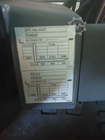 Diesel Forklifts Jungheinrich DFG430s /5828mh/ 4.3m/ 2014y