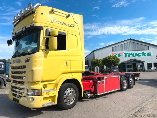 Swap body truck SCANIA R420 / BDF bis 7,45m / 20 Fuß / LBW / Gelenkt