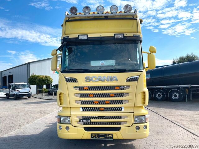 Swap body truck SCANIA R420 / BDF bis 7,45m / 20 Fuß / LBW / Gelenkt