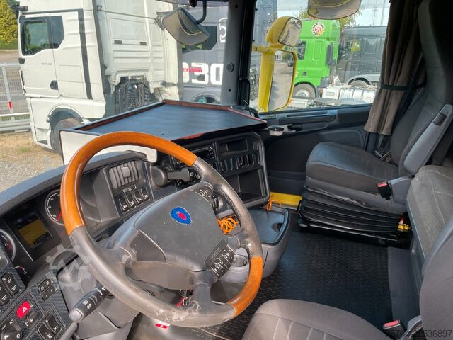 Swap body truck SCANIA R420 / BDF bis 7,45m / 20 Fuß / LBW / Gelenkt
