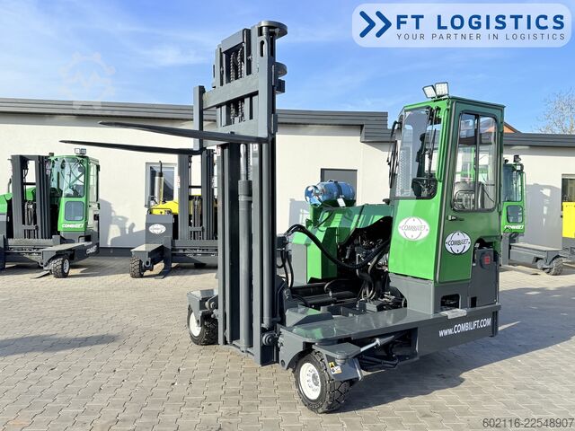 4-way forklift Combilift C4000 GAS DUPLEX 4350 FREE-LIFT POSITION