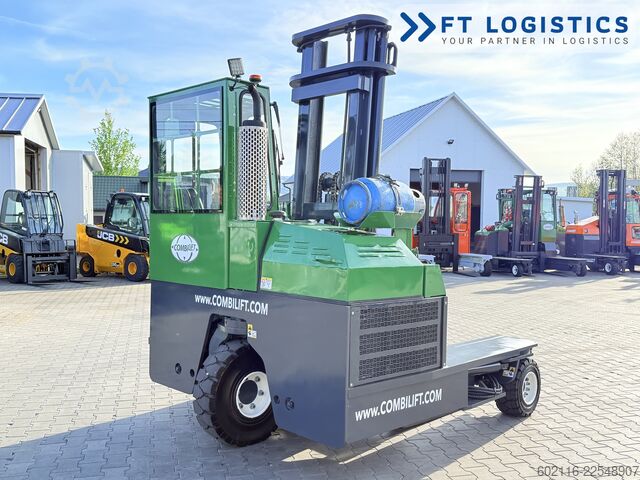 4-way forklift Combilift C4000 GAS DUPLEX 4350 FREE-LIFT POSITION