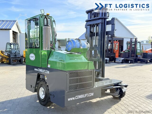 4-way forklift Combilift C4000 GAS DUPLEX 4350 FREE-LIFT POSITION