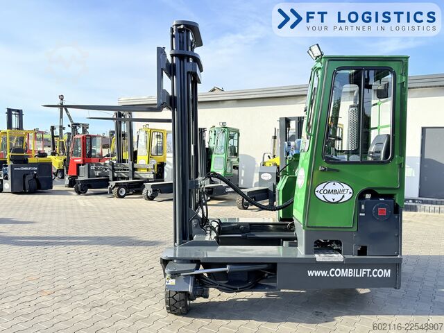 4-way forklift Combilift C4000 GAS DUPLEX 4350 FREE-LIFT POSITION