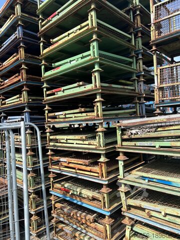 Metal folding mesh boxes