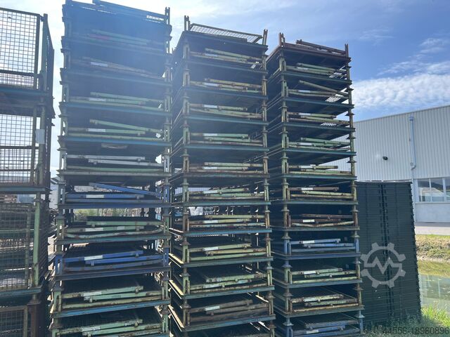 Metal folding mesh boxes