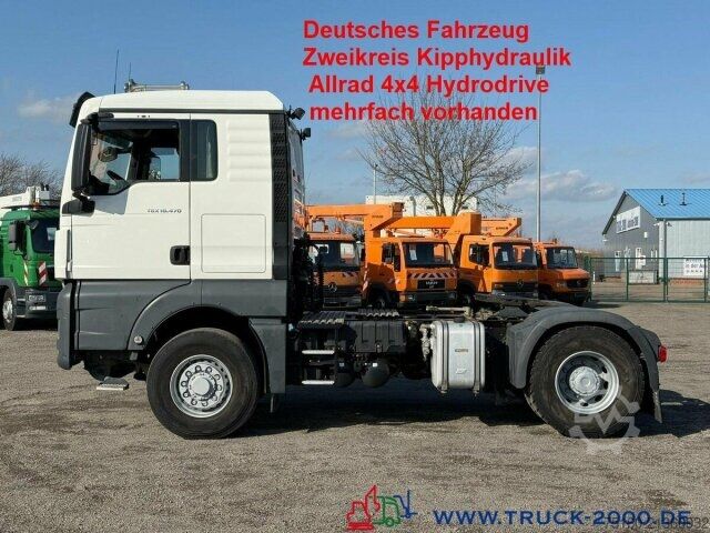 Standard tractor unit MAN TGX 18.470 4x4 H-Drive Kipphydraulik Kühlschrank