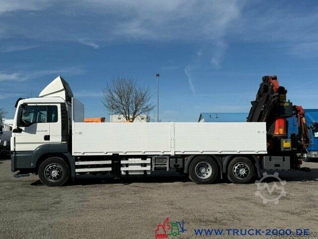 Flatbed truck MAN TGS 26.400 PK 34002SH + Jib 30m - 5+6 SK - FB