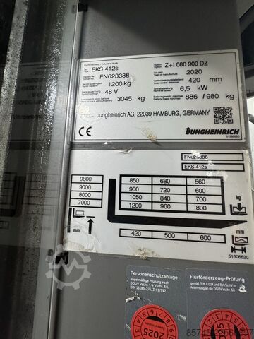 EKS 412 S - Drahtführung !! PSA !! Triplex FFL !! JUNGHEINRICH EKS 412 s - Wire Guidance !! PSA !! Triplex FFL !!