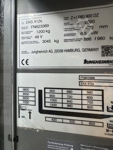 EKS 412 S - Drahtführung !! PSA !! Triplex FFL !! JUNGHEINRICH EKS 412 s - Wire Guidance !! PSA !! Triplex FFL !!