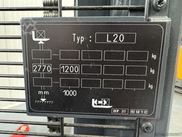 L 20 wie abgebildet (1173) NEU / Unbenutzt !! LINDE L 20 as  ( 1173 ) NEW / Unused !!