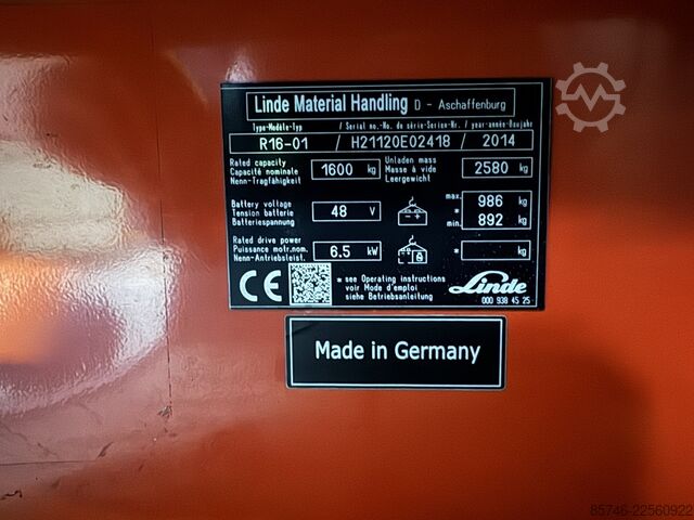 R 16 - * Triplex FFL !! KÜHLHAUS !! LINDE R 16 -  * Triplex FFL !! COLDSTORE !!