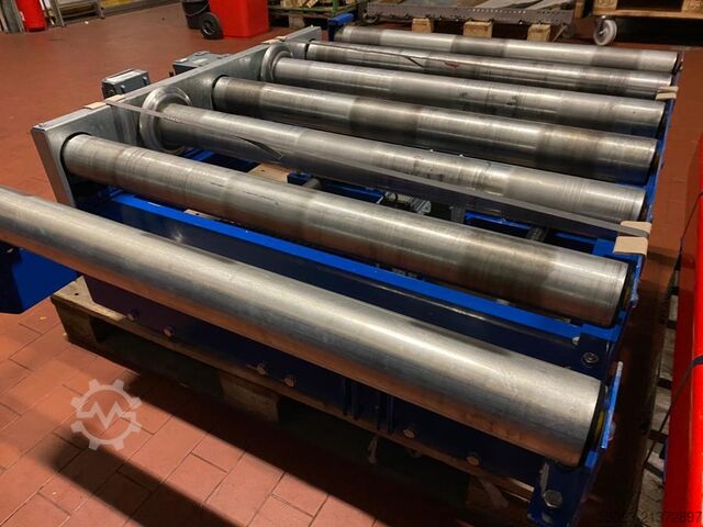 Roller conveyor / pallet lift table Overbeck Fördertechnik Palettenhubtisch