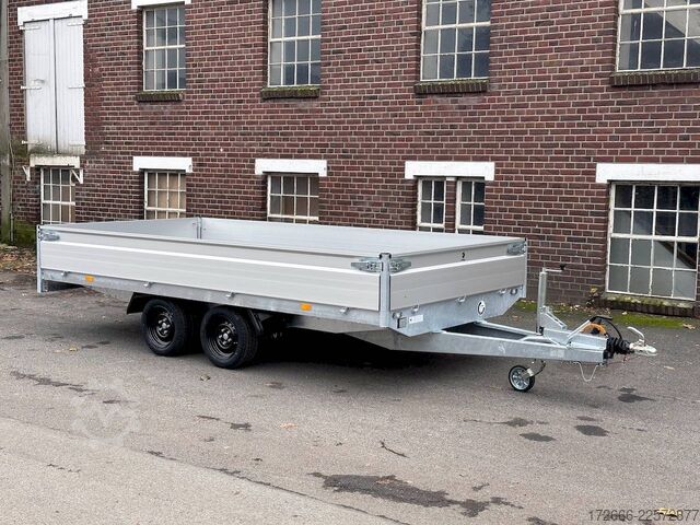 Flatbed trailer Hapert Trailers HAPERT AZURE H-2 | KOMPOSIT 405X200X30CM 3500KG HOCHLADER | NFW | PARABELFEDER