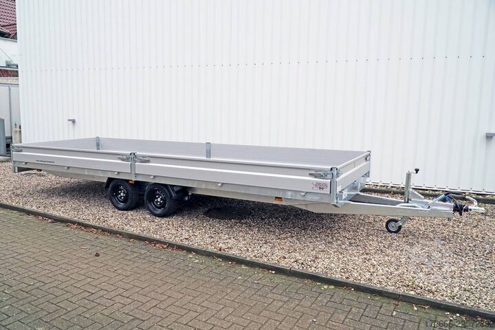 Flatbed trailer Hapert Trailers HAPERT AZURE H-2 605X200X30CM 3500KG HOCHLADER | NFW | PARABELFEDER