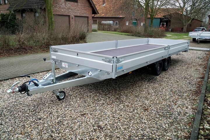 Flatbed trailer Hapert Trailers HAPERT AZURE H-2 605X200X30CM 3500KG HOCHLADER | NFW | PARABELFEDER