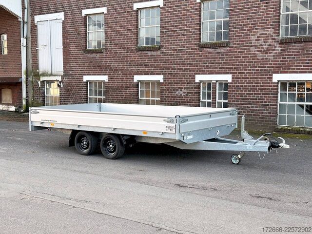 Flatbed trailer Hapert Trailers HAPERT AZURE H-2 405X220X30CM 3500KG HOCHLADER | NFW | PARABELFEDER