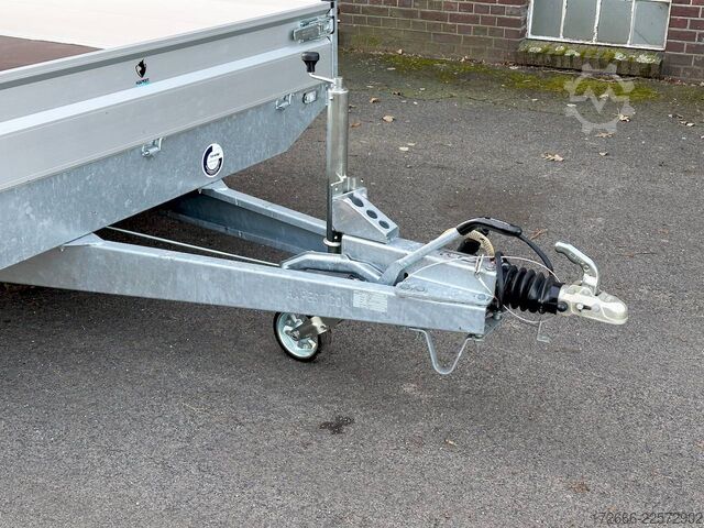 Flatbed trailer Hapert Trailers HAPERT AZURE H-2 405X220X30CM 3500KG HOCHLADER | NFW | PARABELFEDER