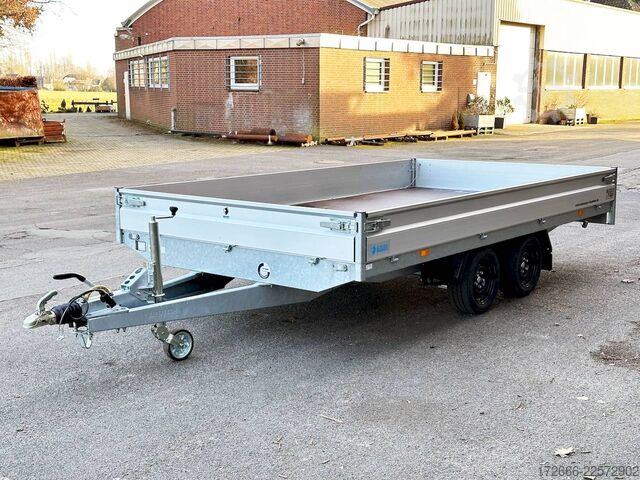Flatbed trailer Hapert Trailers HAPERT AZURE H-2 405X220X30CM 3500KG HOCHLADER | NFW | PARABELFEDER