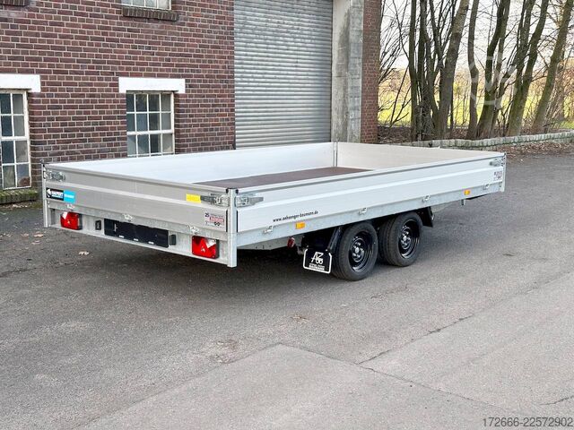 Flatbed trailer Hapert Trailers HAPERT AZURE H-2 405X220X30CM 3500KG HOCHLADER | NFW | PARABELFEDER