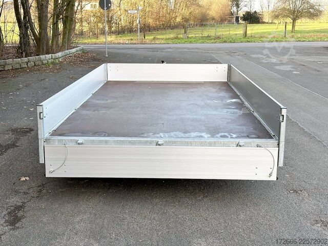 Flatbed trailer Hapert Trailers HAPERT AZURE H-2 405X220X30CM 3500KG HOCHLADER | NFW | PARABELFEDER