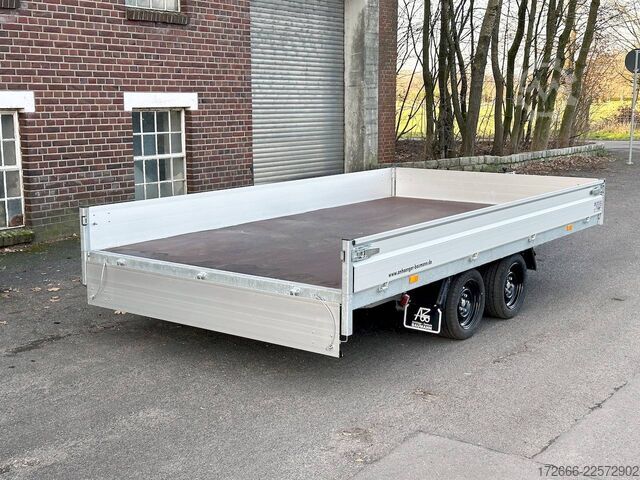 Flatbed trailer Hapert Trailers HAPERT AZURE H-2 405X220X30CM 3500KG HOCHLADER | NFW | PARABELFEDER