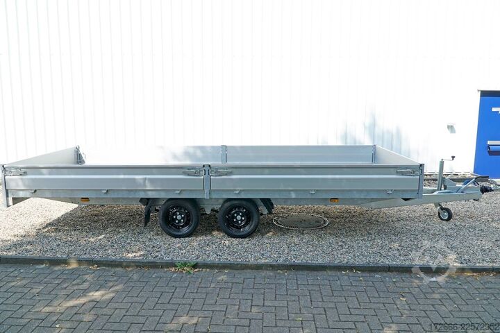 Flatbed trailer Hapert Trailers HAPERT AZURE H-2 455X220X30CM 3500KG HOCHLADER | NFW | PARABELFEDER