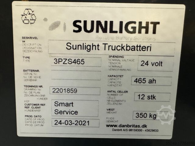 Hochhubwagen Stöcklin EFI 1600