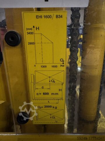 Hochhubwagen Stöcklin EHI 1600-P