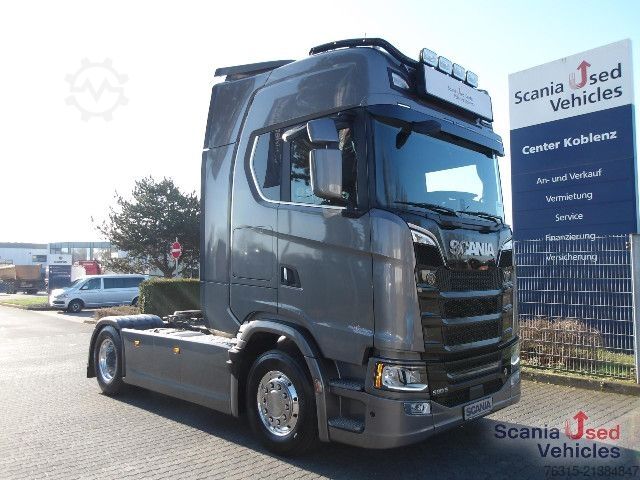 Standard tractor unit Scania S 590 NA - V8 - HIGHLINE - ALCOA - LEATHER - ACC