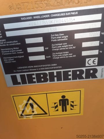 Wheel loader LIEBHERR l 538 kein 524 542 546 sehr schöne Maschine